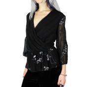 Italian Silk Y2K Top (M/L)