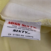 Miss Sixty 2000s Ombré Mesh Graphic Rhinestone Top (M)