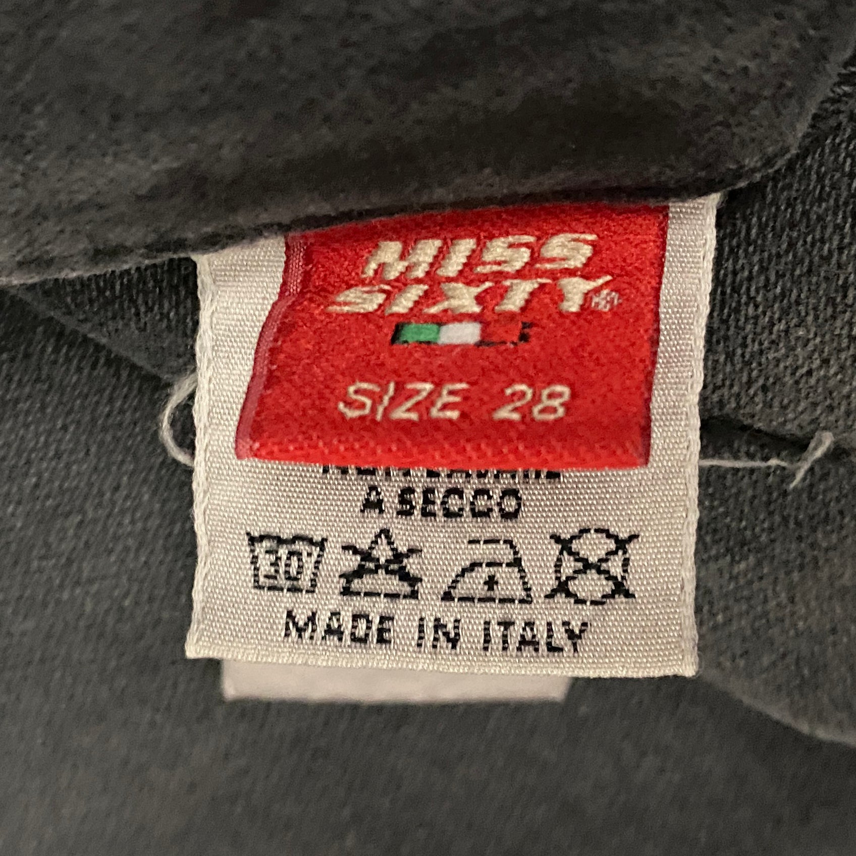 Miss Sixty 2000s Low Rise Cargo Zip Jeans (S)