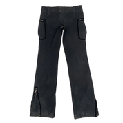 Miss Sixty 2000s Low Rise Cargo Zip Jeans (S)