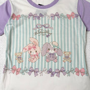 Sanrio Bonbonribbon Graphic Baby Tee (XS)