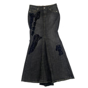 2000's Fit & Flare Fairy Maxi Skirt (S)