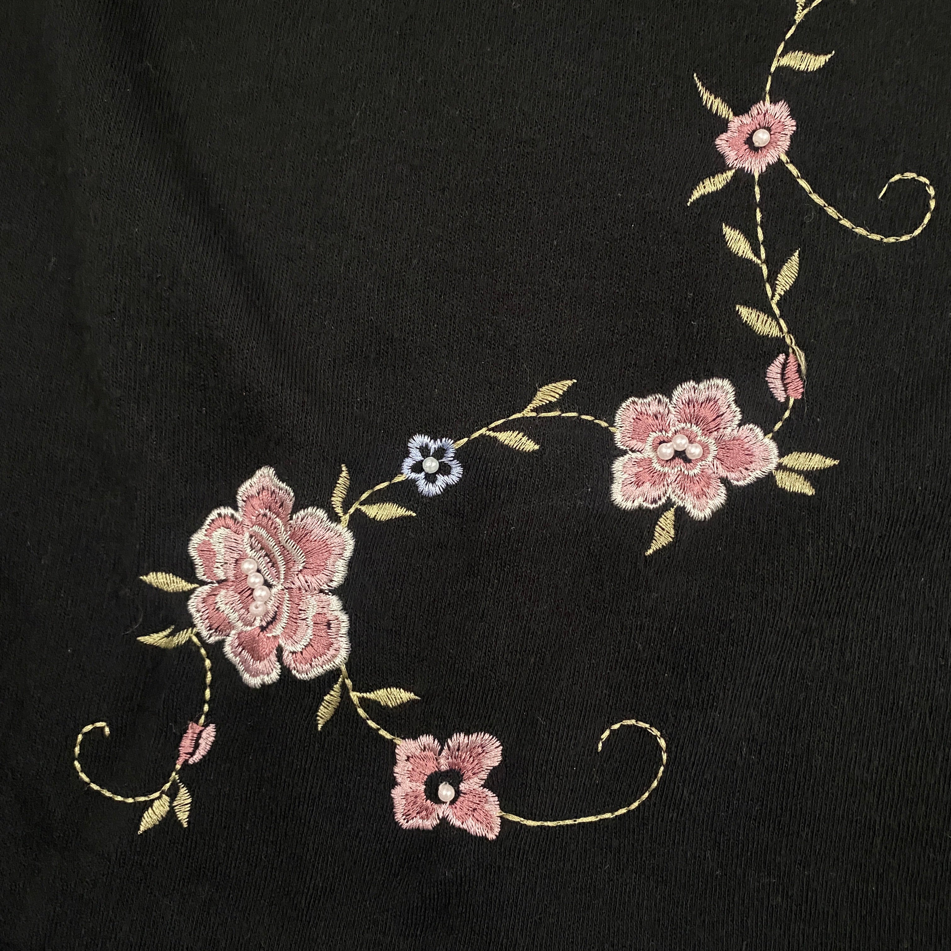 2000's Knit Fringe Midi Skirt (S)