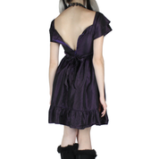 90s Plum Babydoll Dress (XXS)