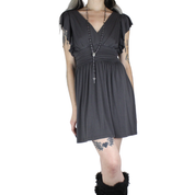 00s Dark Grey Mini Dress (M)