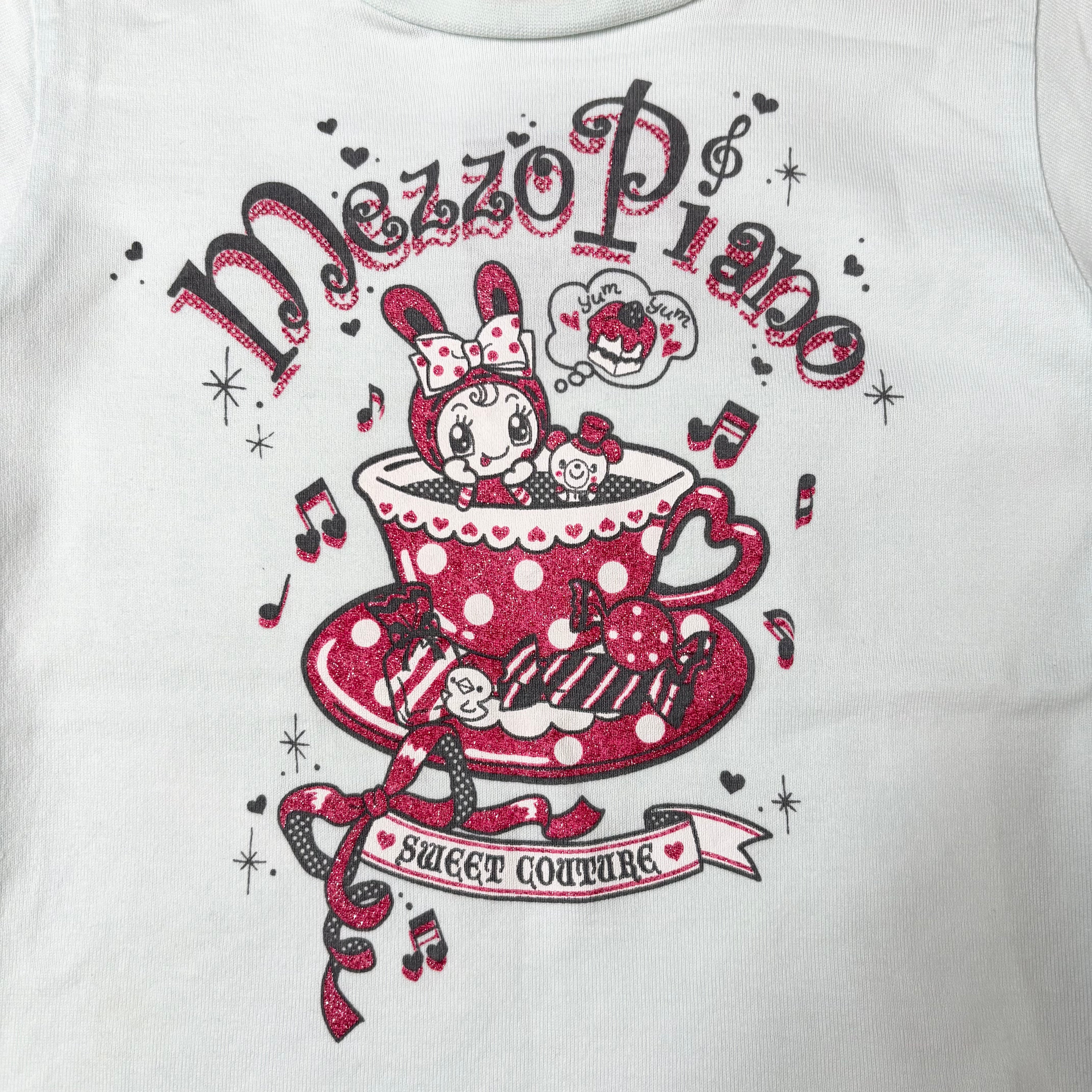 Mezzo Piano Teacup Graphic Baby Tee (XS)
