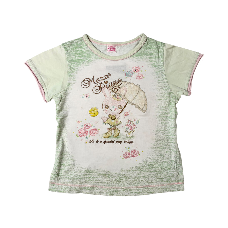 Mezzo Piano Embroidered Graphic Baby Tee (XS)