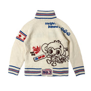 Daisy Lovers J-Fashion Graphic Mock Neck Zip Up (S)