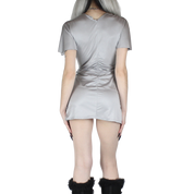 00s Silver Micro Mini Dress (XS)