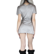 00s Silver Micro Mini Dress (XS)