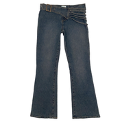 JLO 2000s Belted Low Rise Flare Jeans (M)