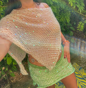 Sequin Poncho (XS-XL)