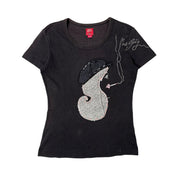 Miss Sixty Silhouette Graphic Baby Tee (S)