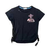 Angel Blue Graphic Baby Tee (XS)