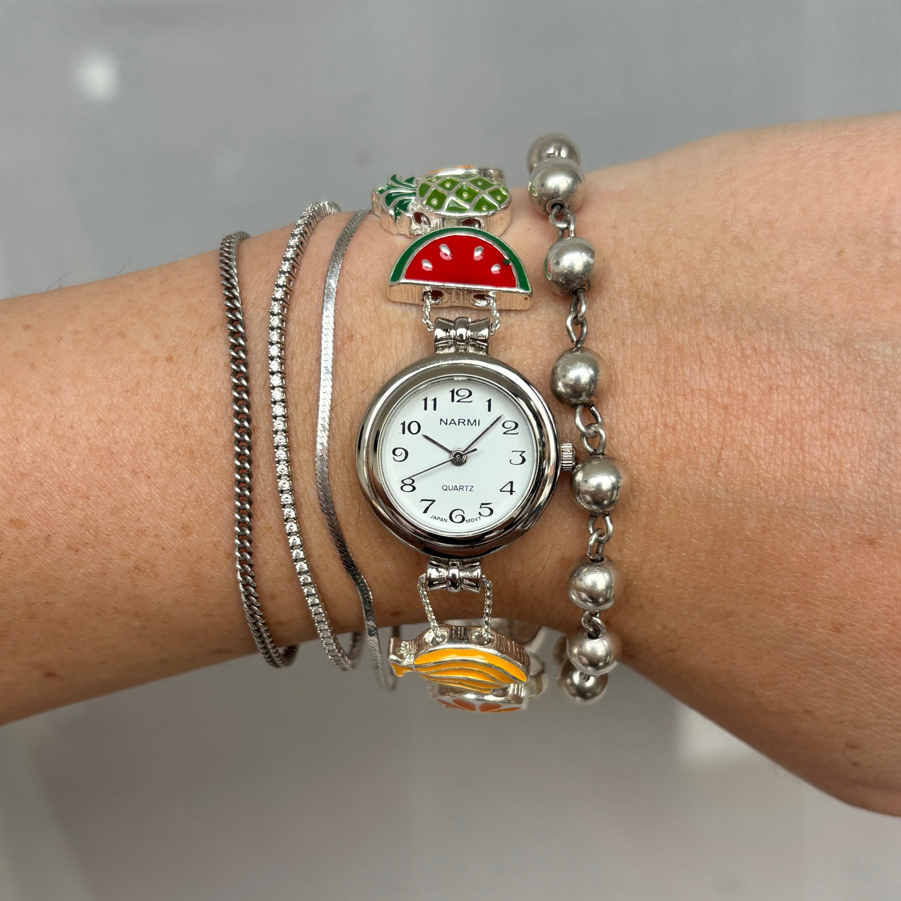 Fruity Sliding Charm Watch