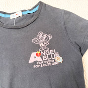 Angel Blue Graphic Baby Tee (XS)