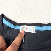 Angel Blue Graphic Baby Tee (XS)