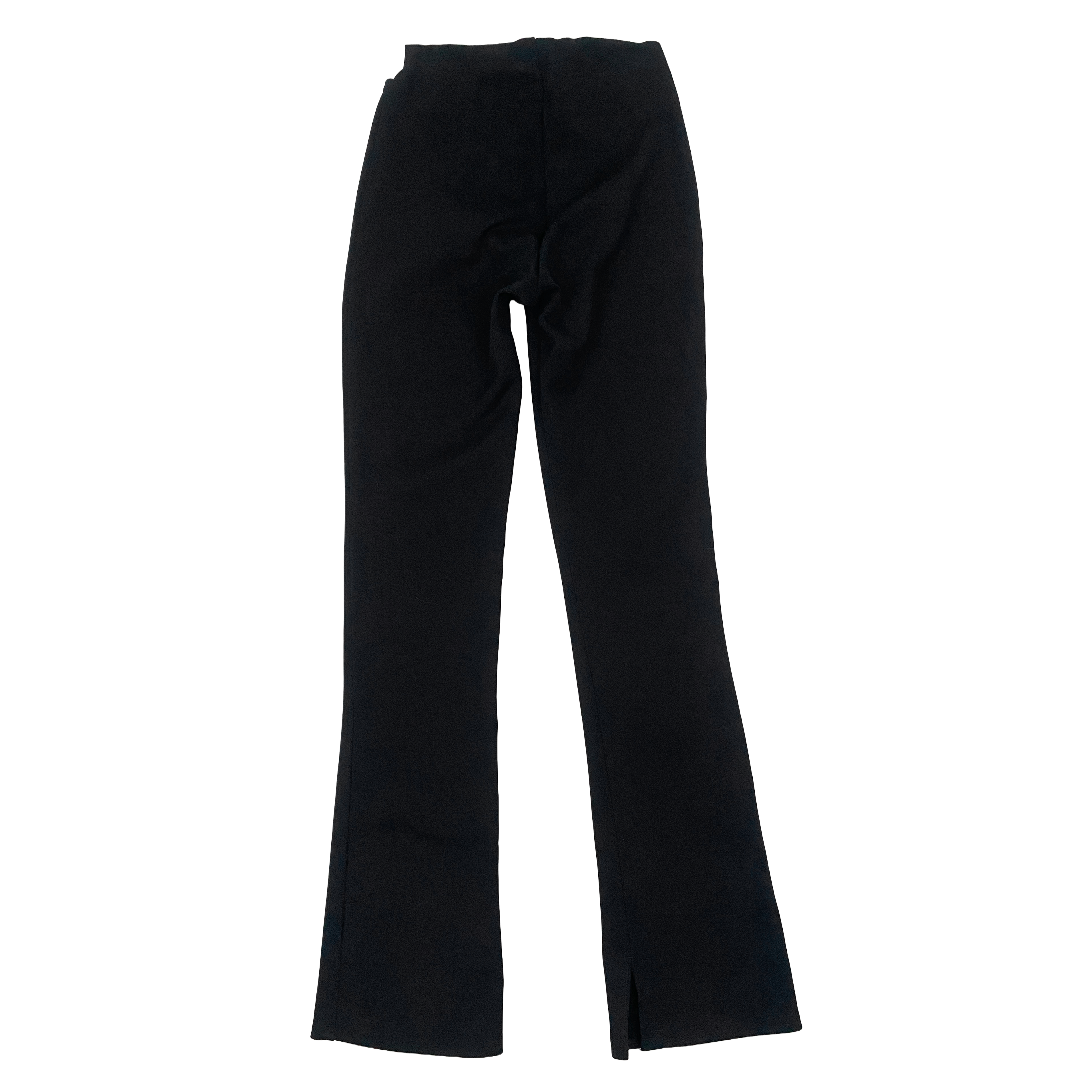 Y2K Black + White Cut Out Stretch Pants (XS)