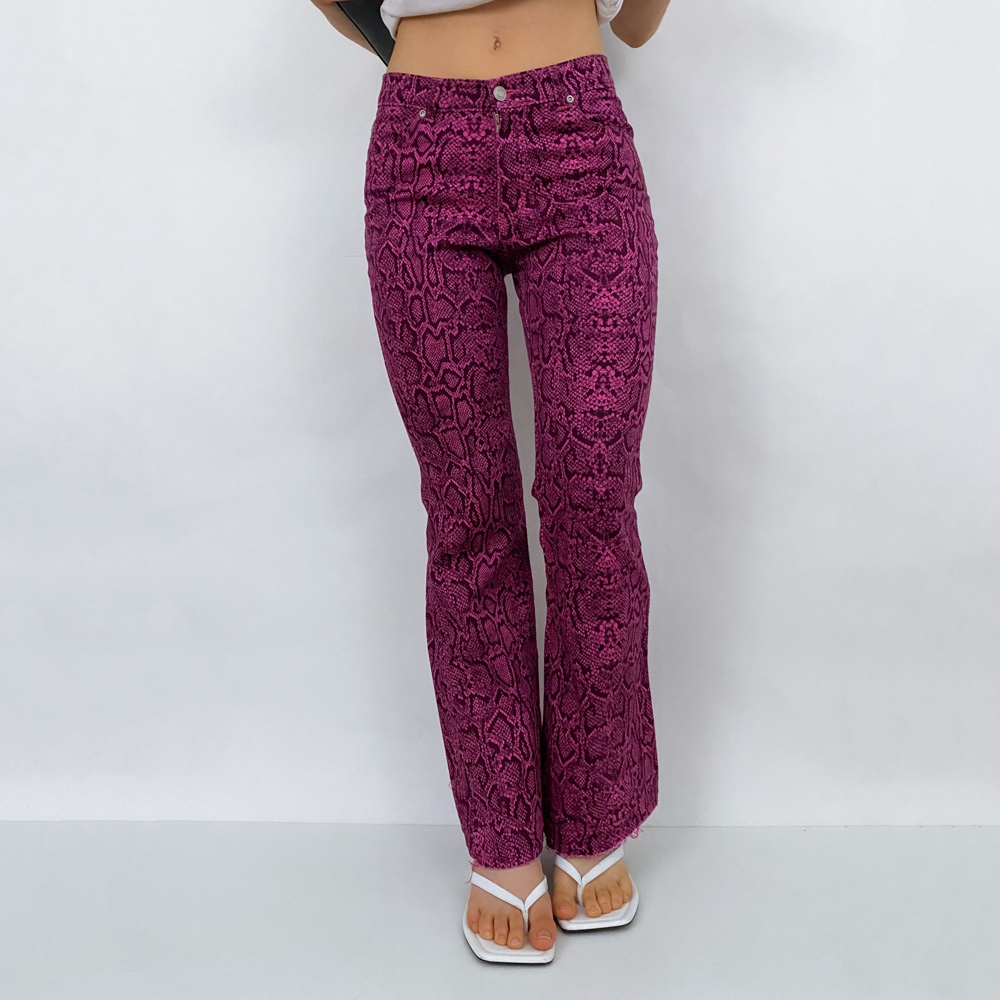 Electric Haze Snakeskin Jeans - Small P