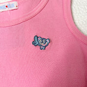 Angel Blue Pink Tank Top (S)