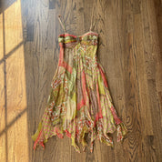 Sue Wong 2000s Silk Beaded Fairy Dress (XS)