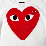 Comme des Garcons PLAY Heart Logo Tee (S-M)