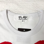 Comme des Garcons PLAY Heart Logo Tee (S-M)