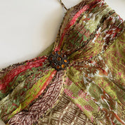 Sue Wong 2000s Silk Beaded Fairy Dress (XS)