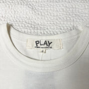 Comme des Garcons PLAY Half Heart Logo Tee (S-M)
