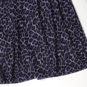 90s Purple Leopard Mesh Top (M/L)