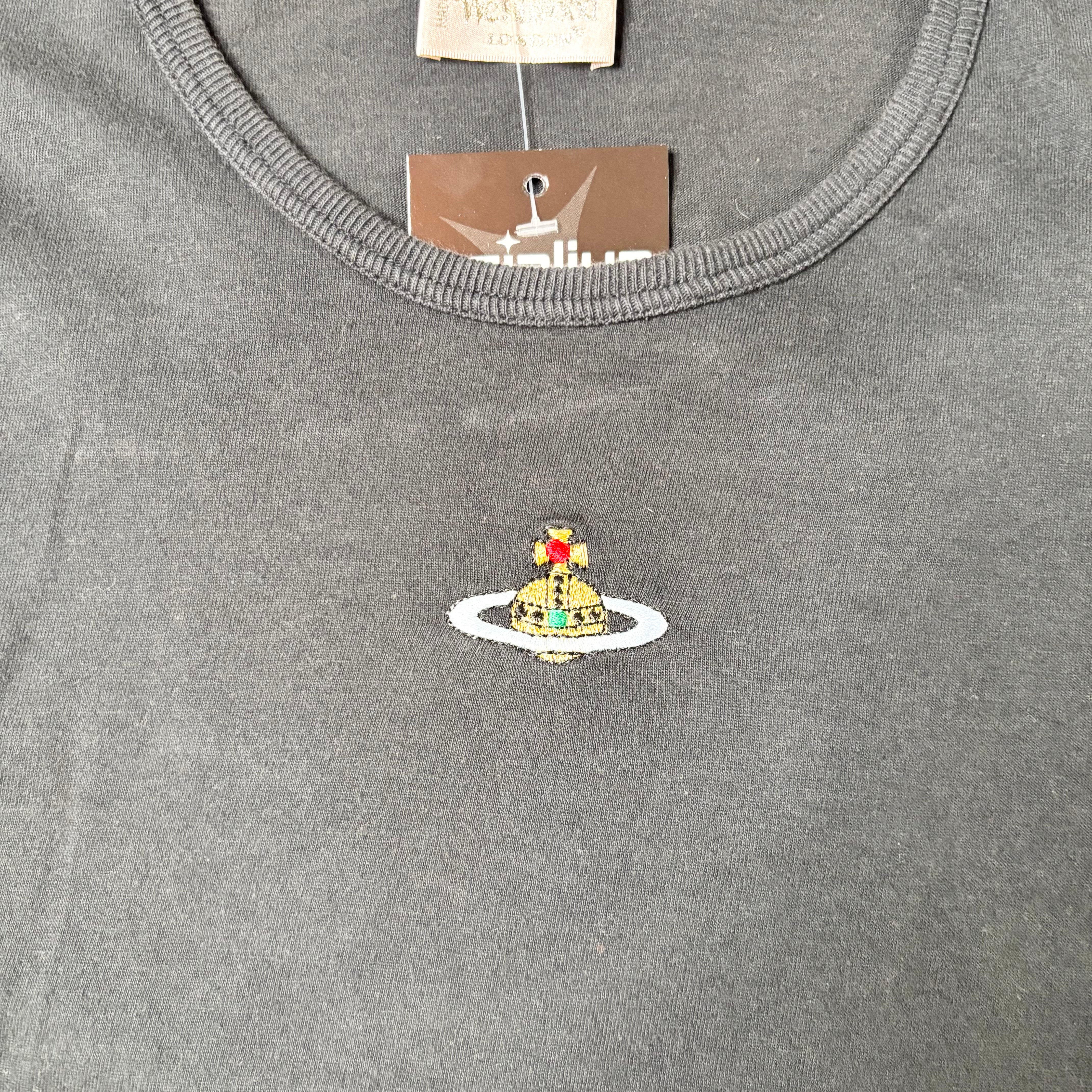 Vivienne Westwood Embroidered Orb Baby Tee (S) – Holy Thrift