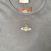 Vivienne Westwood Embroidered Orb Baby Tee (S)