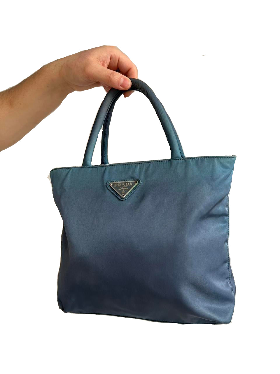 Vintage Blue Prada Nylon Mini Bag