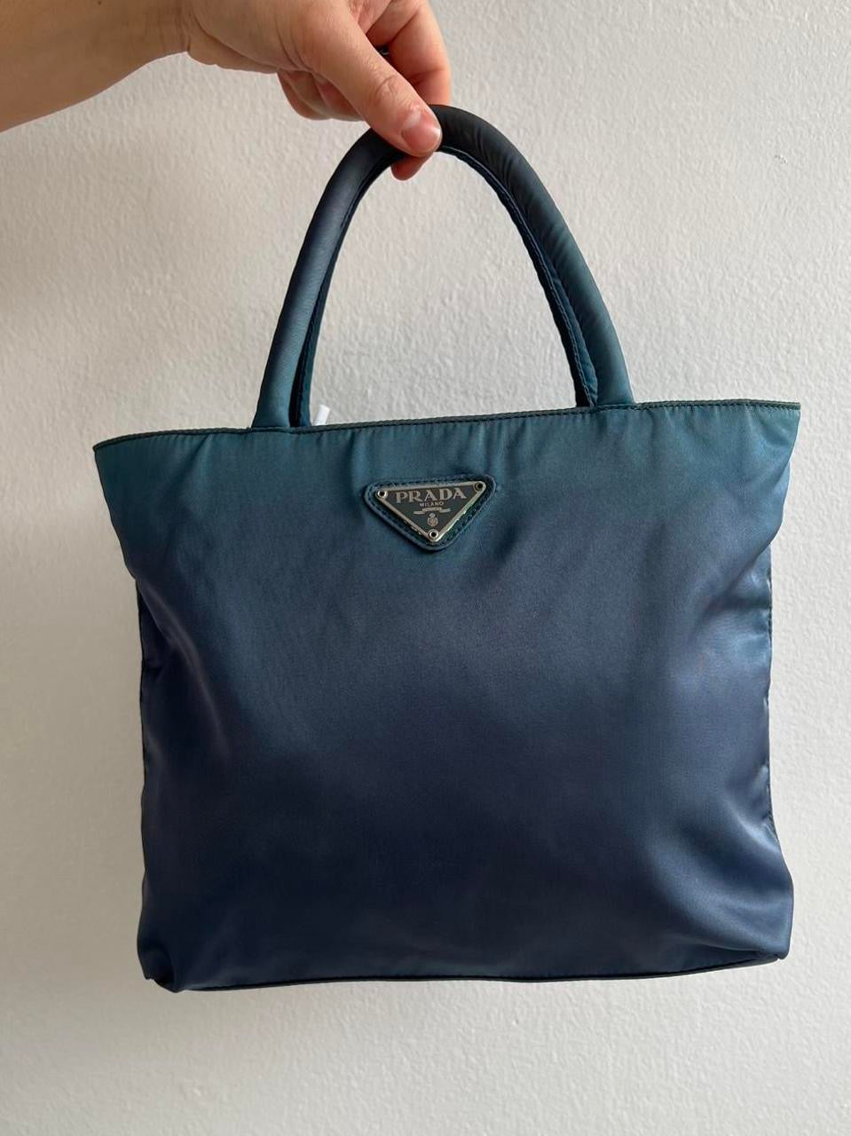 Vintage Blue Prada Nylon Mini Bag