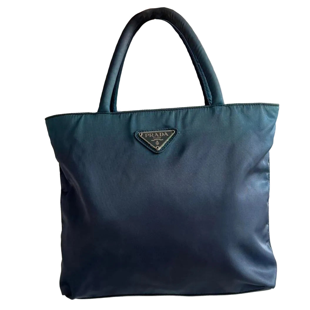 Vintage Blue Prada Nylon Mini Bag