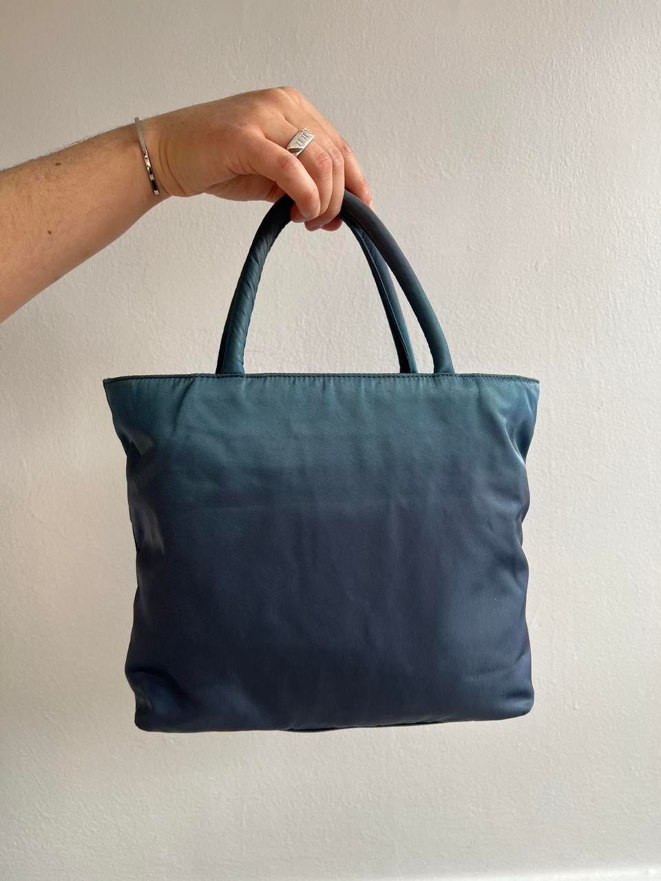 Vintage Blue Prada Nylon Mini Bag