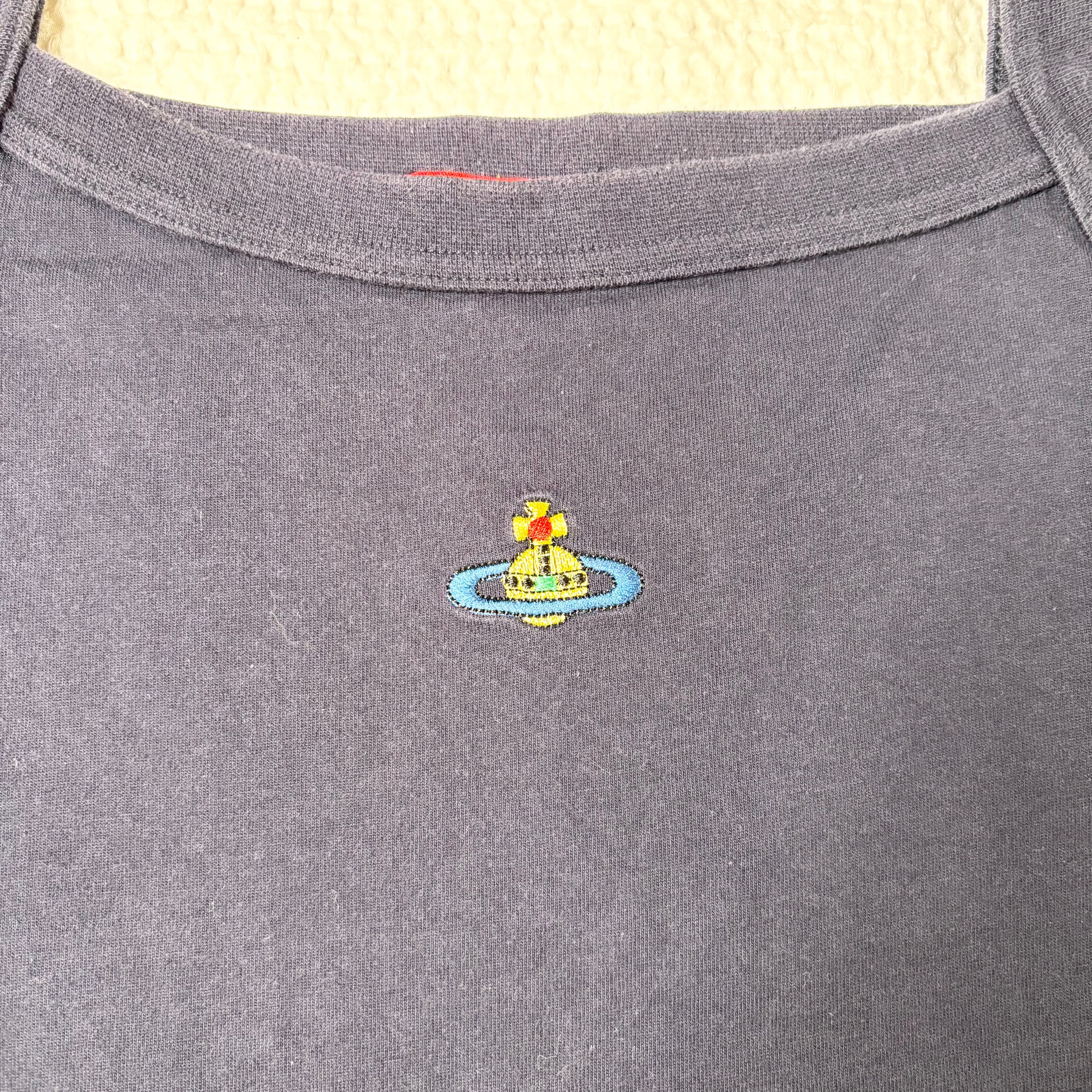 Vivienne Westwood Embroidered Orb Tank Top (S) – Holy Thrift