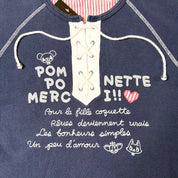 Pom Ponette Lace-Up Tee (M)