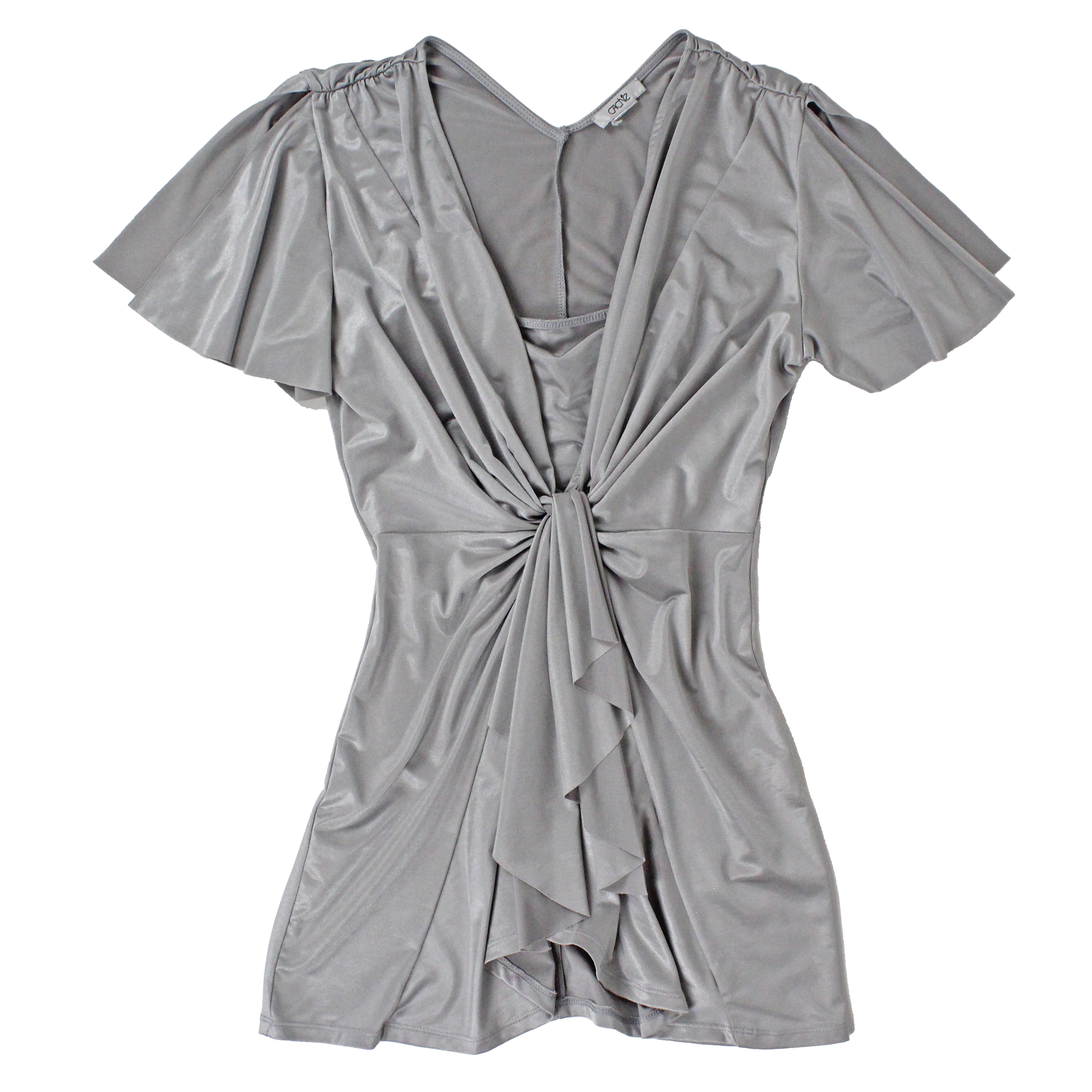 00s Silver Micro Mini Dress (XS)