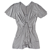 00s Silver Micro Mini Dress (XS)