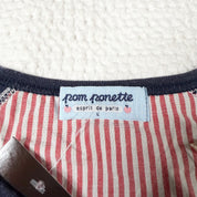 Pom Ponette Lace-Up Tee (M)