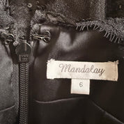 Mandalay Lacy Beaded Bustier Dress (M)