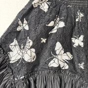 J-Fashion Gothic Ruffle Hem Skirt (XS-S)