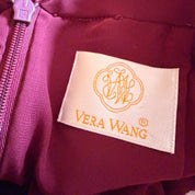 Vera Wang Burgundy & Red Beaded Gown (S/M)