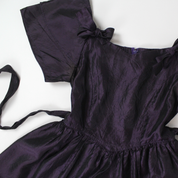 90s Plum Babydoll Dress (XXS)