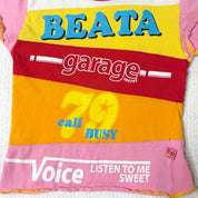 J-fashion Patchwork Baby Tee (XS)