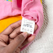 J-fashion Patchwork Baby Tee (XS)