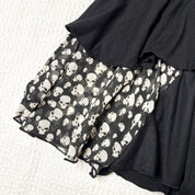 J-Fashion Gothic Ruffle Mini Skirt (XS-S)