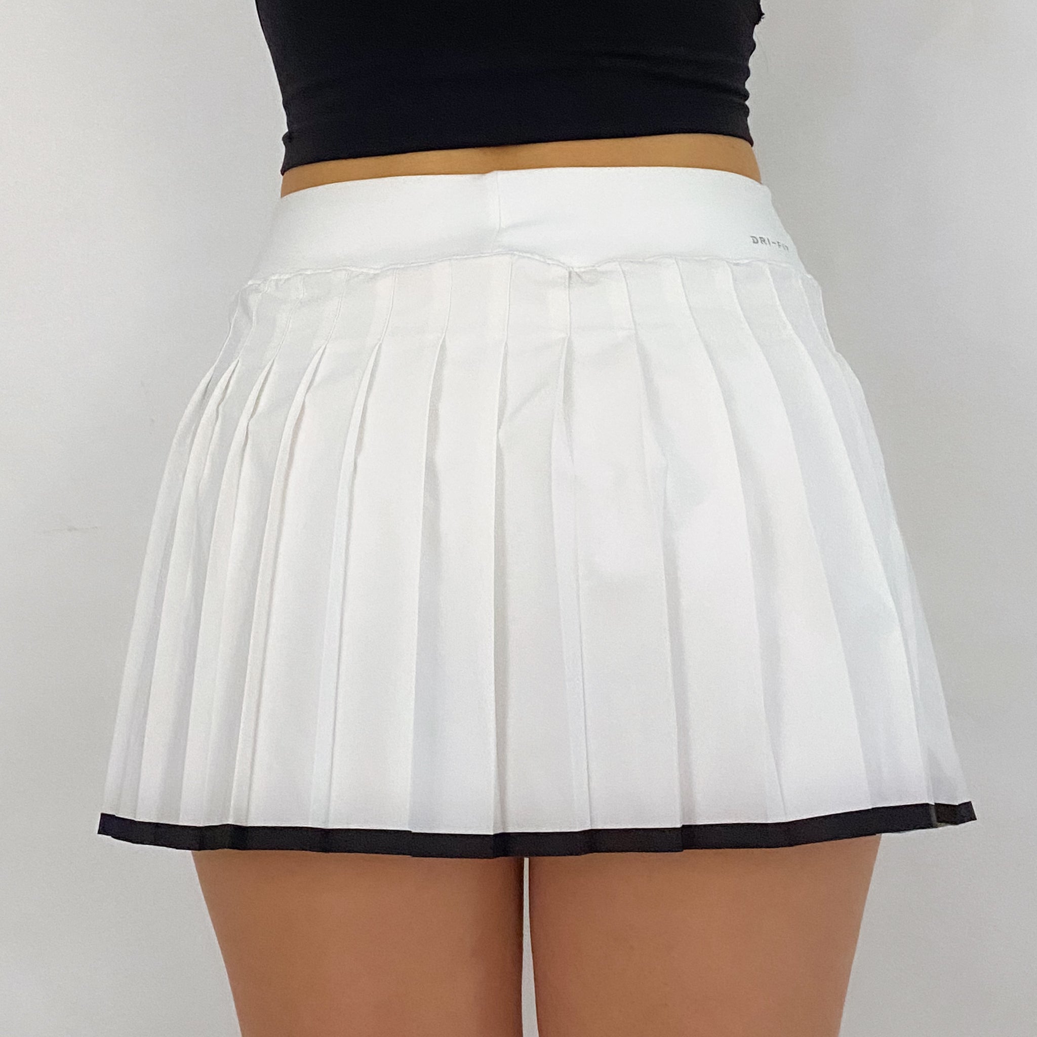 White Pleated Tennis Skirt - XS