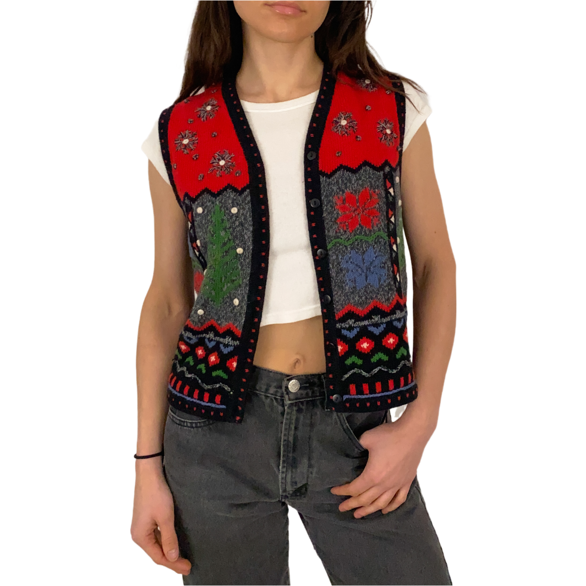 Holiday Sweater Vest (S)